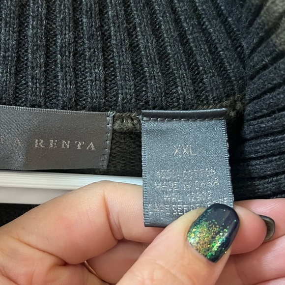 🔴Oscar de la renta men’s argyle sweater plus size XXL - Picture 4 of 7